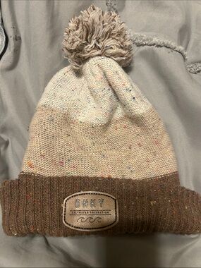 Binky Bro Beanie - Cream and Brown